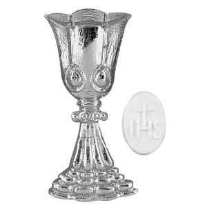 Wachsmotiv: Kelch + Hostie, 6 cm