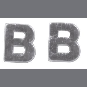Wax letters -B-