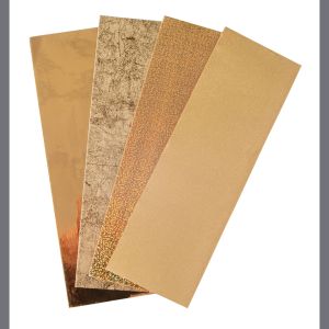 Wachsfolie Gold-Töne
