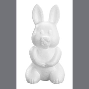 Styrofoam-rabbit, 23 cm