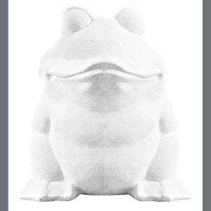 Styrofoam-frog, 13 cm