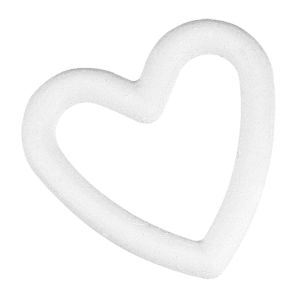 Styrofoam-heart, broken