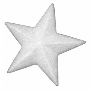 Styrofoam-star, 10 cm