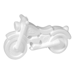 Motocyclette en polystyrène