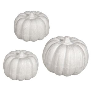 Courges en polystyrène assorties