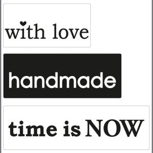 Labels ...love , handmade , time...