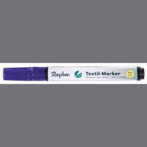Marqueur couvrant pailleté pour textile