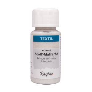Textile Peinture pour tissus pailletée