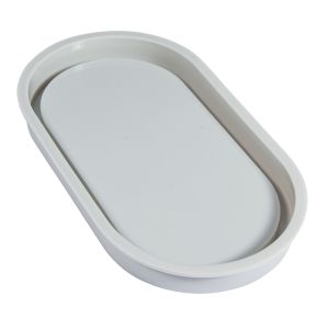 Silicone casting mould Oval coaster