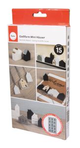 Silikon Gießform Mini Häuser