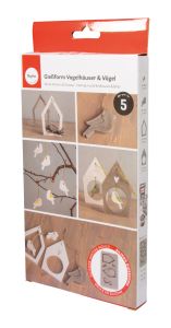 Casting mould Birdhouses + Birds