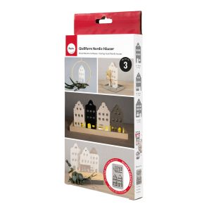 Silicone mould Nordic houses