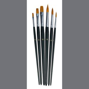 Set de pinceaux poils artificiels