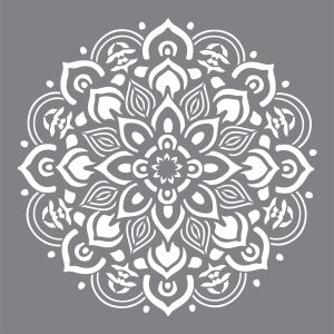 Schablone Mandala