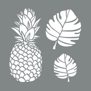 Pochoir Tropical