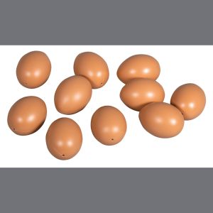 Plastik-Eier, 6cm ø