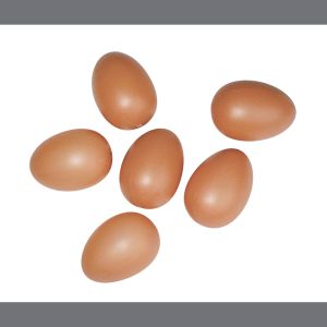 Plastik Eier, 6cm ø