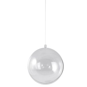 Plastic ball, 2 parts, 16 cm ø
