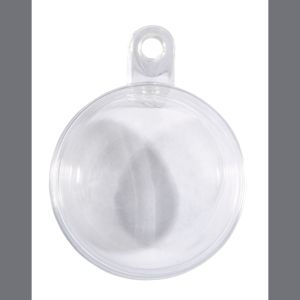 Plastic ball, two-parts, 8cm ø