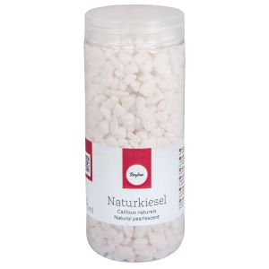 Naturkiesel, weiß