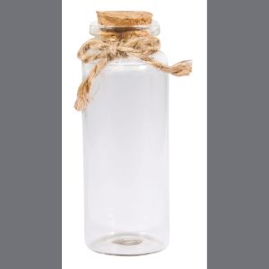 glass container w.metal-screw lid, 3cm ø