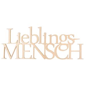 Ecrit. bois Lieblingsmensch , FSC 100%