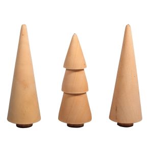 Arbres en bois, 2,9cm ø