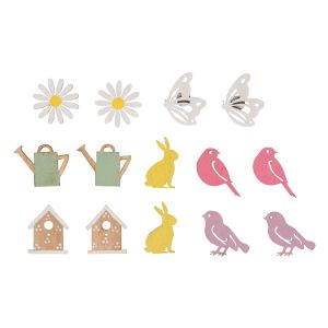 Wooden shapes Summer , FSC Mix Credit