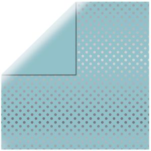 Scrapbooking paper  Silver Foil Dots