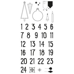 Clear Stamps - Calendr.de l'avent Nordic