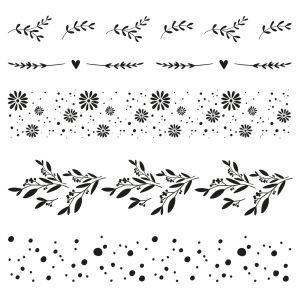 Clear Stamps Floral motifs