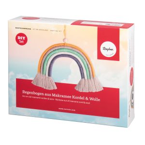 BP: Regenbogen aus Makramee Kordel+Wolle