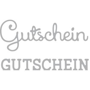 Punching stencil Set:  Gutschein
