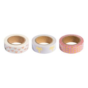Kit Washi Tape Rose/or Foil