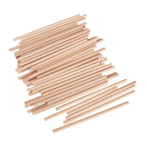 Baguettes en bois à bricoler, 4 mm ø