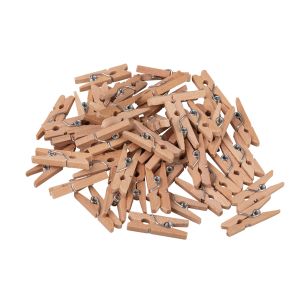 Mini wooden clothes pegs, 2,5 cm
