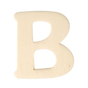 Wooden letters, 4 cm