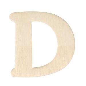 Wooden letters, 4 cm