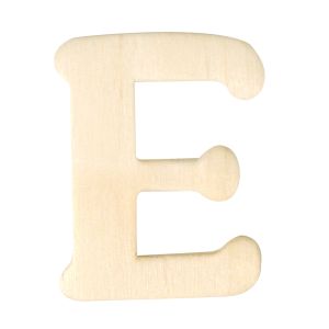 Wooden letters, 4 cm