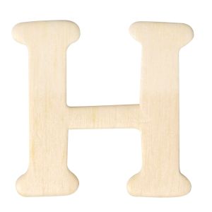 Wooden letters, 4 cm