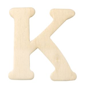 Wooden letters, 4 cm
