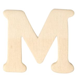 Wooden letters, 4 cm