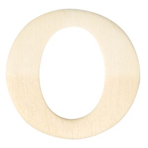 Wooden letters, 4 cm