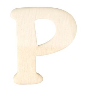 Wooden letters, 4 cm