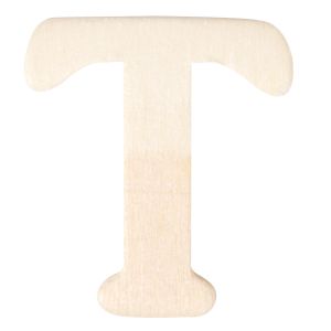 Wooden letters, 4 cm