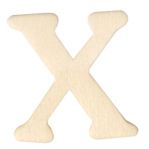 Wooden letters, 4 cm