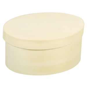 Wooden chip box oval, FSC Mix Credit