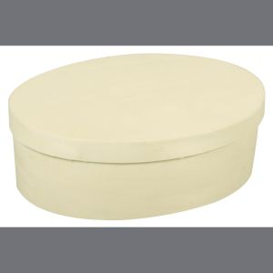 Wooden chip box oval, FSC Mix Credit
