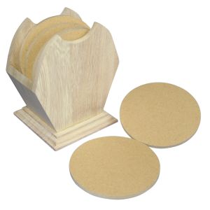 Wooden box FSC Mix Credit, 10cm ø