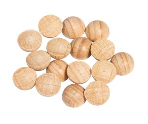 Rohholz-Halbkugel, ungebohrt, 6mm ø